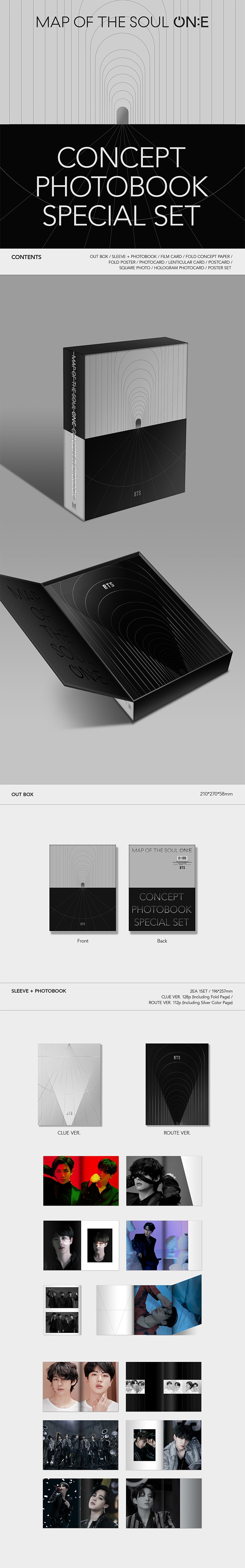 BTS - MAP OF THE SOUL ON-E CONCEPT PHOTOBOOK INFO 1